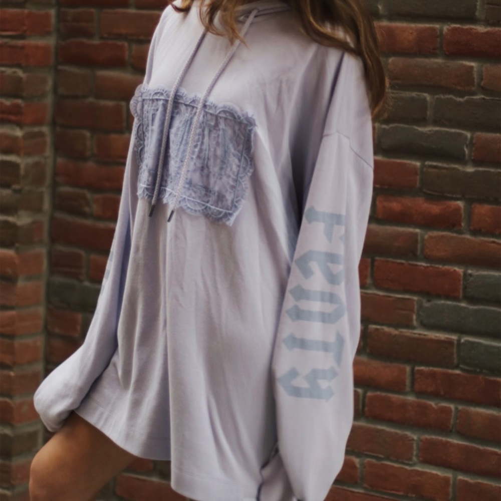 FENTY BY RIHANNA PUMA OVERSIZED HOODIE LILAC